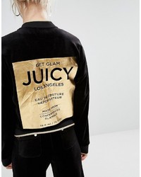 schwarze Bomberjacke von Juicy Couture