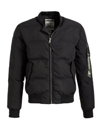 schwarze Bomberjacke von khujo