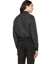 schwarze Bomberjacke von Kris Van Assche