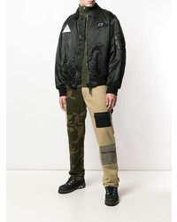 schwarze Bomberjacke von Gosha Rubchinskiy