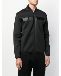 schwarze Bomberjacke von Plein Sport