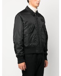 schwarze Bomberjacke von Moschino