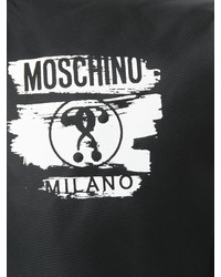 schwarze Bomberjacke von Moschino