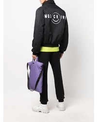 schwarze Bomberjacke von Moschino