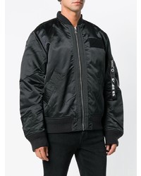 schwarze Bomberjacke von Diesel