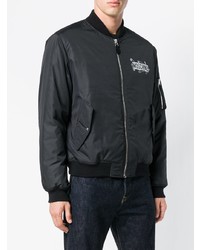 schwarze Bomberjacke von Moschino