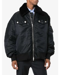 schwarze Bomberjacke von Calvin Klein 205W39nyc