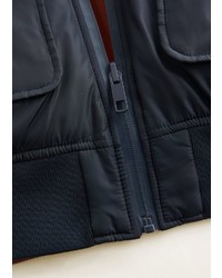 schwarze Bomberjacke von Mango Man