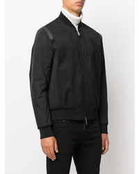 schwarze Bomberjacke von DSQUARED2