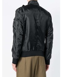 schwarze Bomberjacke von Maison Margiela