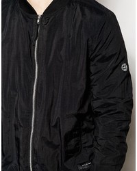 schwarze Bomberjacke von Religion