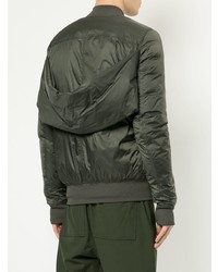 schwarze Bomberjacke von Rick Owens