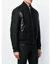 schwarze Bomberjacke von Les Hommes