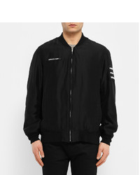 schwarze Bomberjacke von Undercover