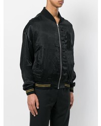 schwarze Bomberjacke von Represent