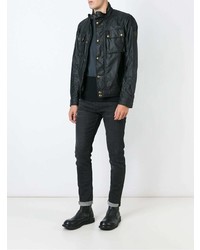 schwarze Bomberjacke von Belstaff