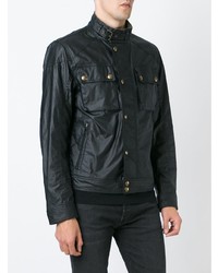 schwarze Bomberjacke von Belstaff