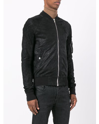 schwarze Bomberjacke von Rick Owens