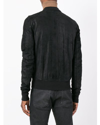 schwarze Bomberjacke von Rick Owens