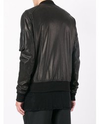 schwarze Bomberjacke von Rick Owens