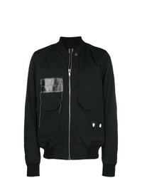 schwarze Bomberjacke von Rick Owens DRKSHDW