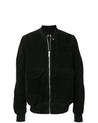 schwarze Bomberjacke von Rick Owens DRKSHDW