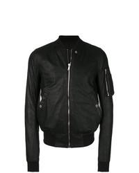 schwarze Bomberjacke von Rick Owens