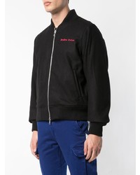 schwarze Bomberjacke von Amiri