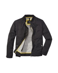 schwarze Bomberjacke von S4 JACKETS