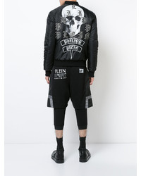 schwarze Bomberjacke von Philipp Plein