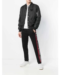 schwarze Bomberjacke von Versace Jeans