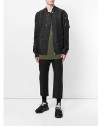 schwarze Bomberjacke von Rick Owens