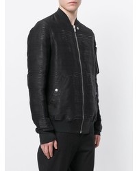 schwarze Bomberjacke von Rick Owens