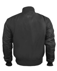 schwarze Bomberjacke von TOP GUN