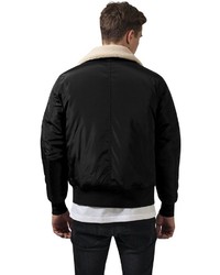 schwarze Bomberjacke von Urban Classics