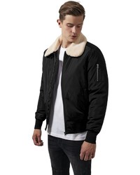 schwarze Bomberjacke von Urban Classics