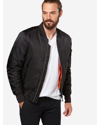 schwarze Bomberjacke von Urban Classics