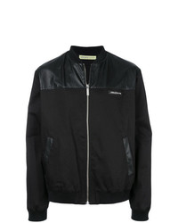 schwarze Bomberjacke von Versace Jeans