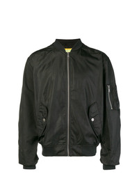 schwarze Bomberjacke von Versace Jeans