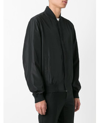 schwarze Bomberjacke von Versace