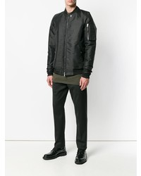 schwarze Bomberjacke von Rick Owens