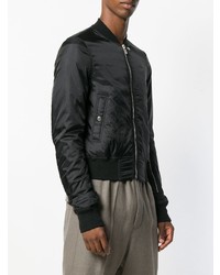 schwarze Bomberjacke von Rick Owens DRKSHDW