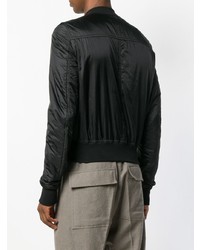 schwarze Bomberjacke von Rick Owens DRKSHDW