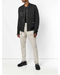 schwarze Bomberjacke von Rick Owens DRKSHDW