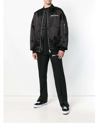 schwarze Bomberjacke von Palm Angels