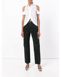 schwarze Boyfriend Jeans von Christopher Kane