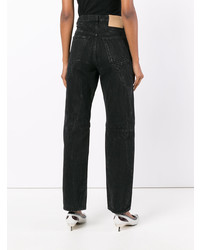 schwarze Boyfriend Jeans von Christopher Kane