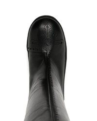 schwarze Brogue Stiefel aus Leder von Raf Simons
