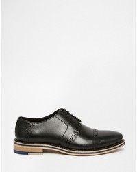 schwarze Brogue Stiefel aus Leder von Frank Wright