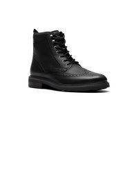 schwarze Brogue Stiefel aus Leder von Clarks